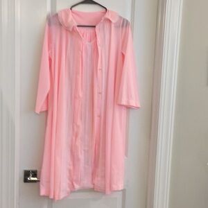 2 pcs sleepwear. Robe and dress